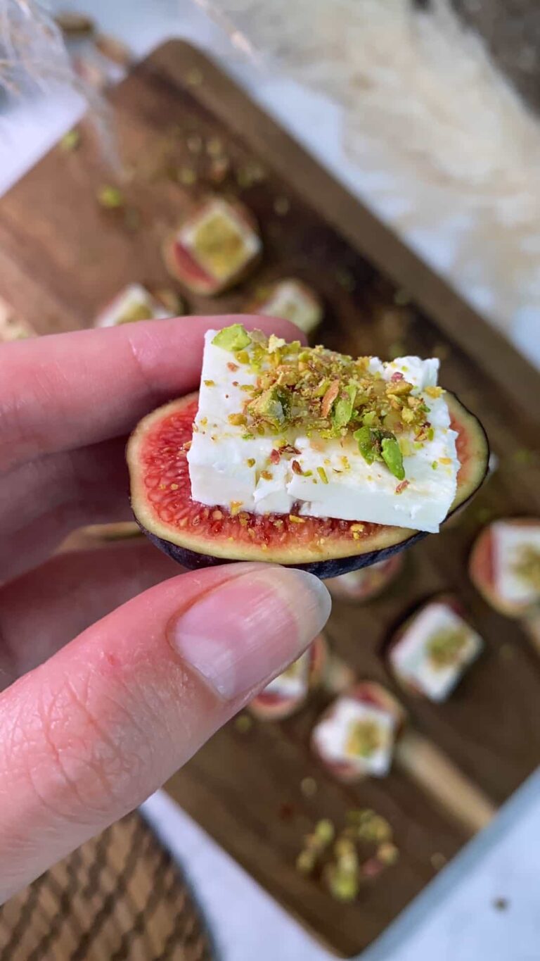 Mini Feta And Fig Bites