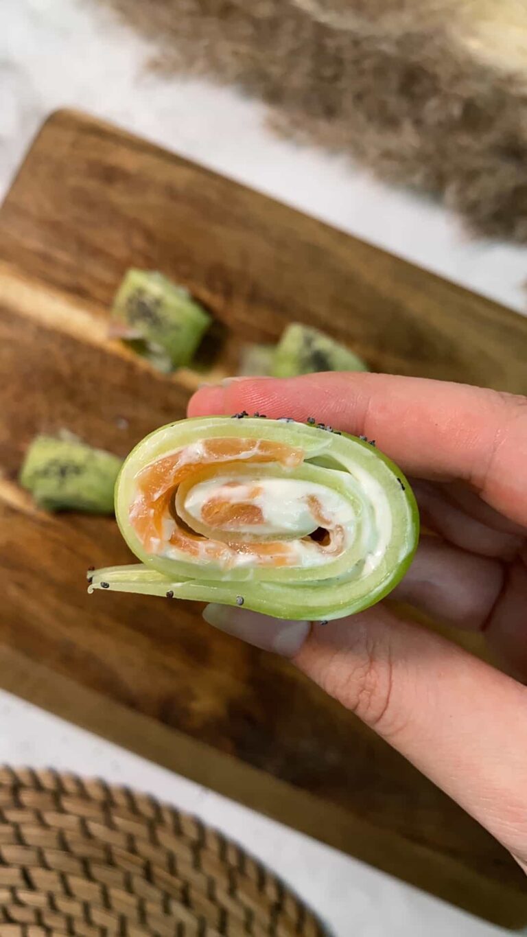 Salmon Cucumber Rolls