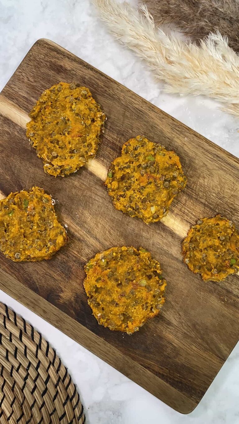 Lentil And Sweet Potato Fritters